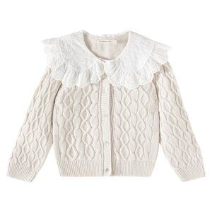 Reykjavik Cardigan: Vanilla Cream, The New Society in Size 4Y